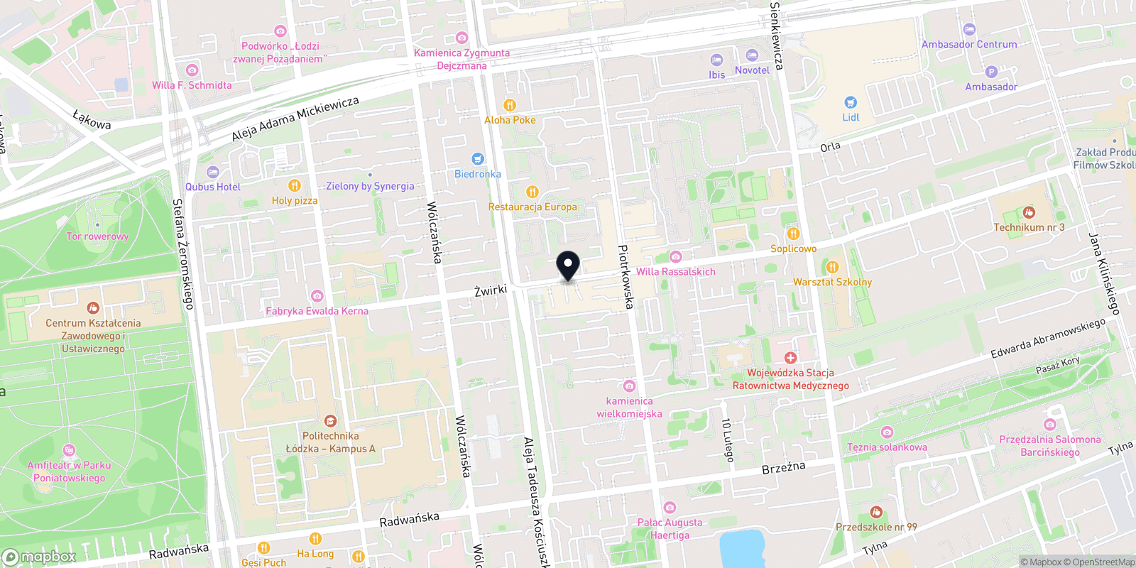 Mapa Pracownia Fryzjerska Marcin Kamiński