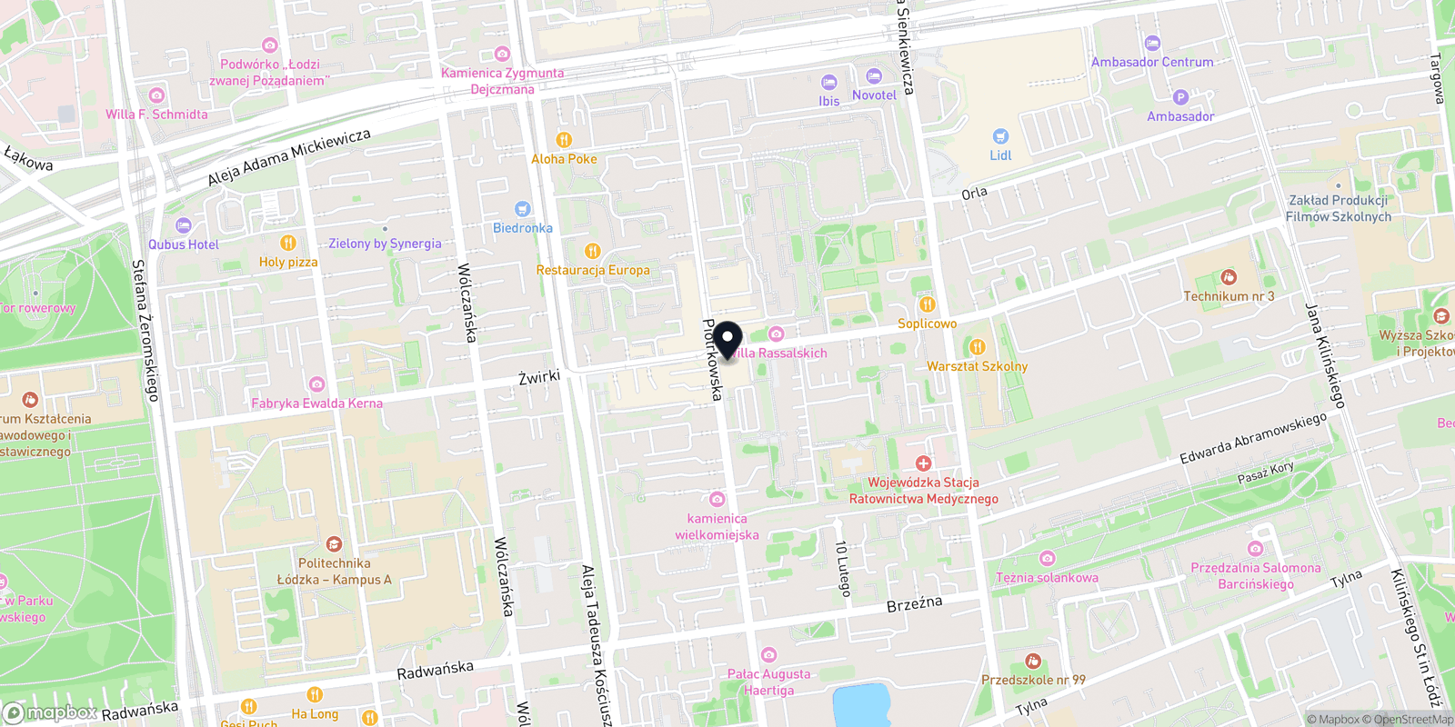 Mapa Instytut Zdrowej Stopy PODOLOGIA