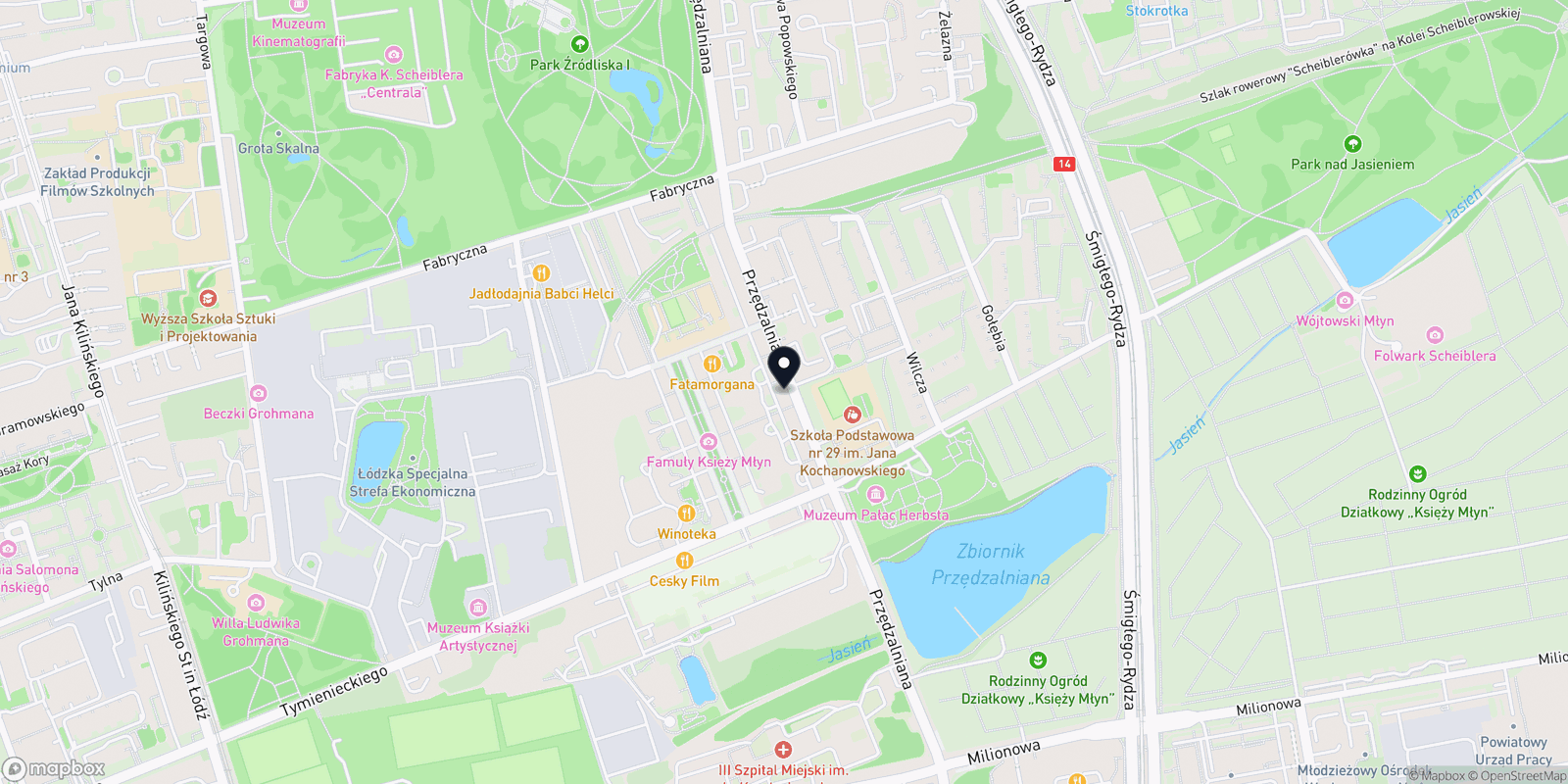 Mapa WytwórniaPięknaJustynaWoźniak