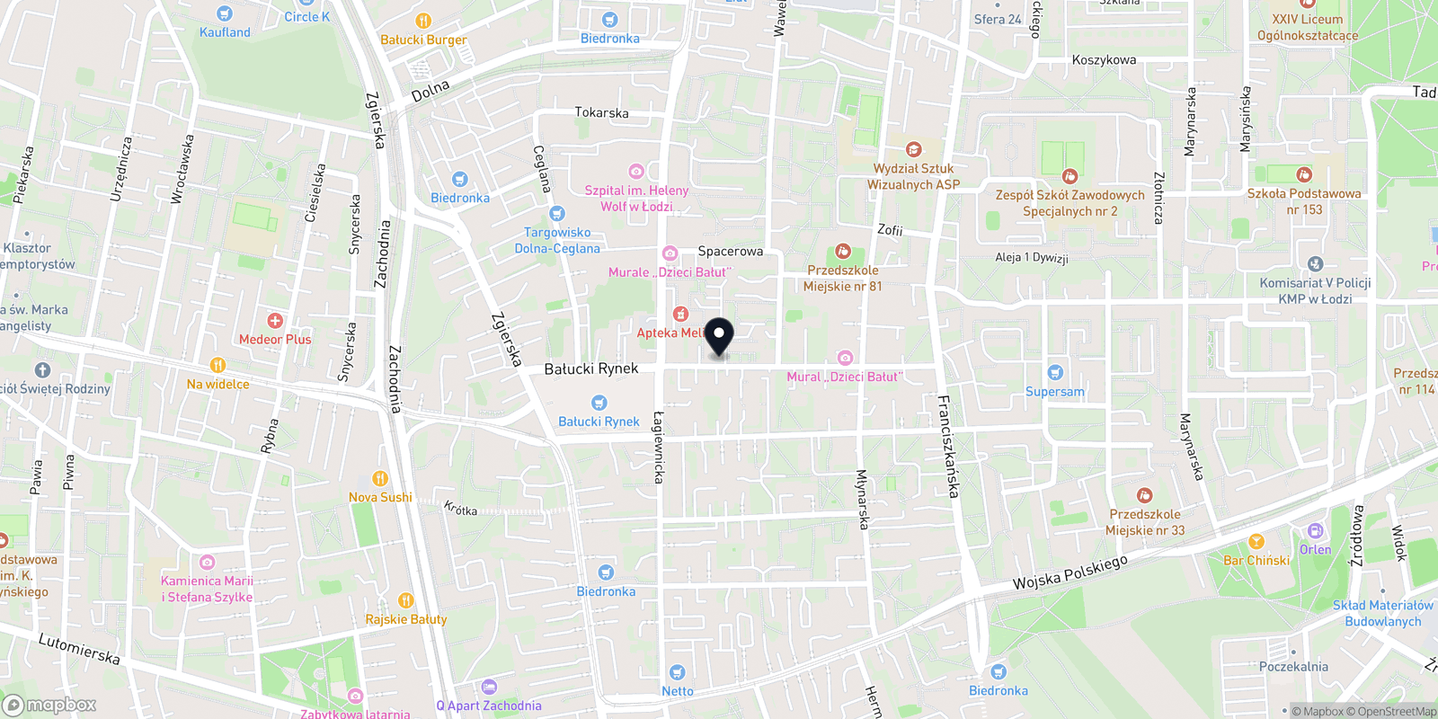 Mapa Hollywood Piękności