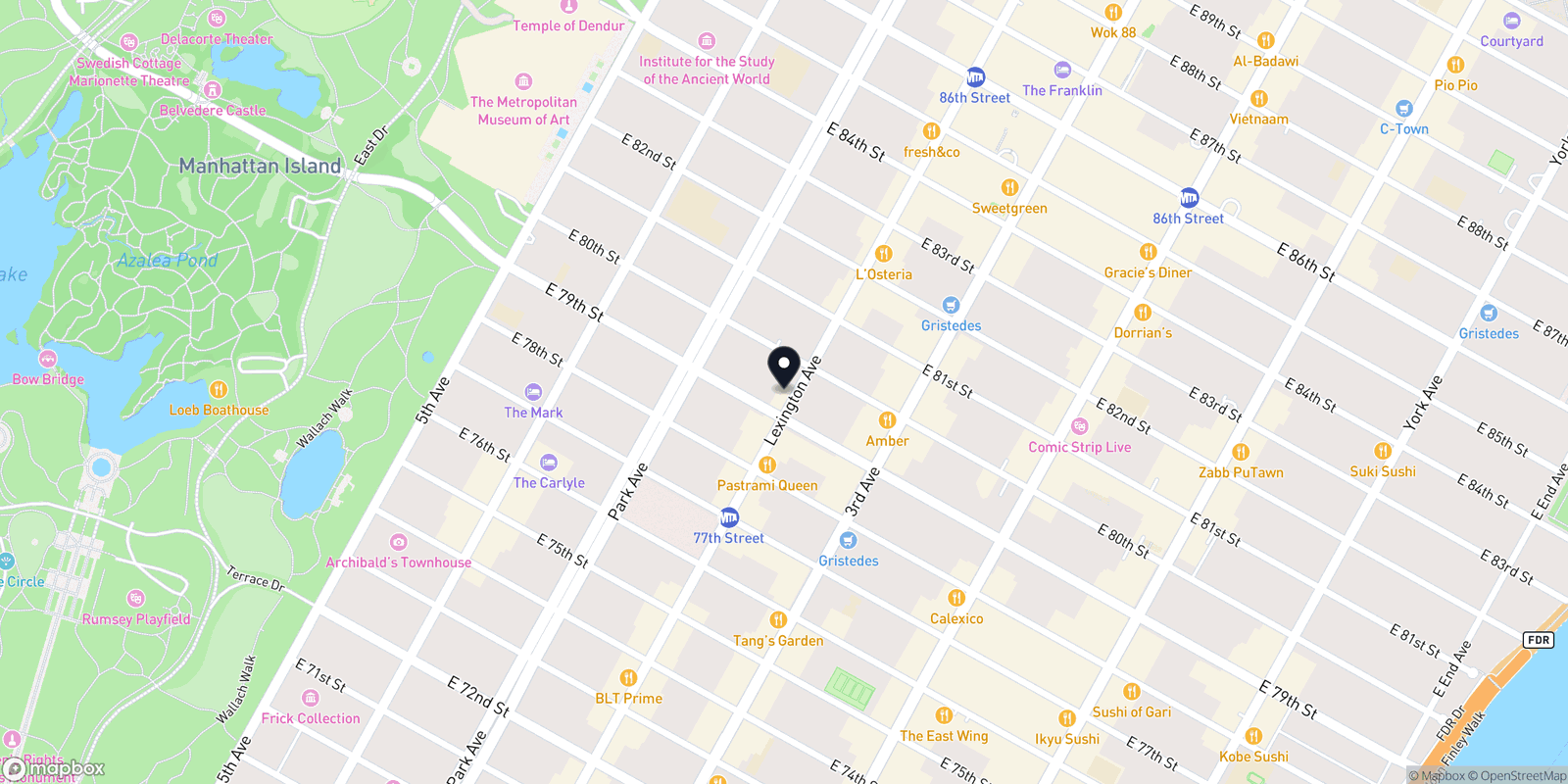 Map of Bleu Ciel Hair Salon