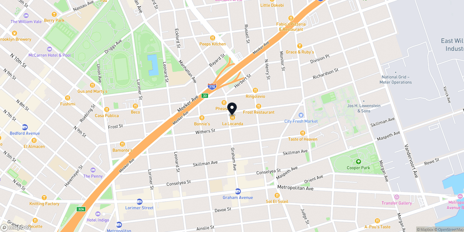Map of Roots Radicals Salon