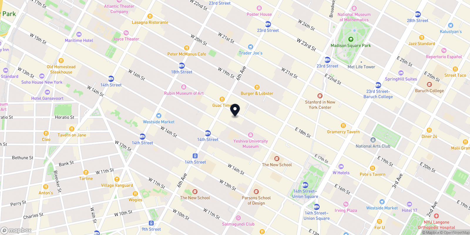 Map of Chi Hair NYC Hair Makeover Specialist