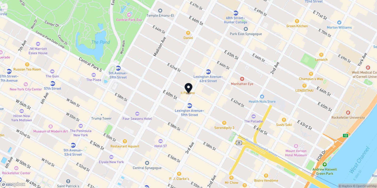Map of Elite Barbers NYC