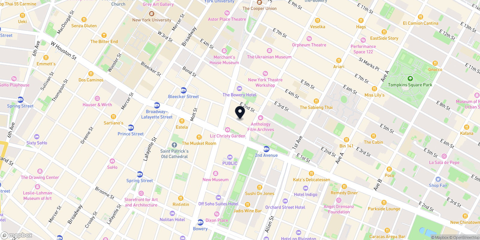 Map of Laurel Bowery