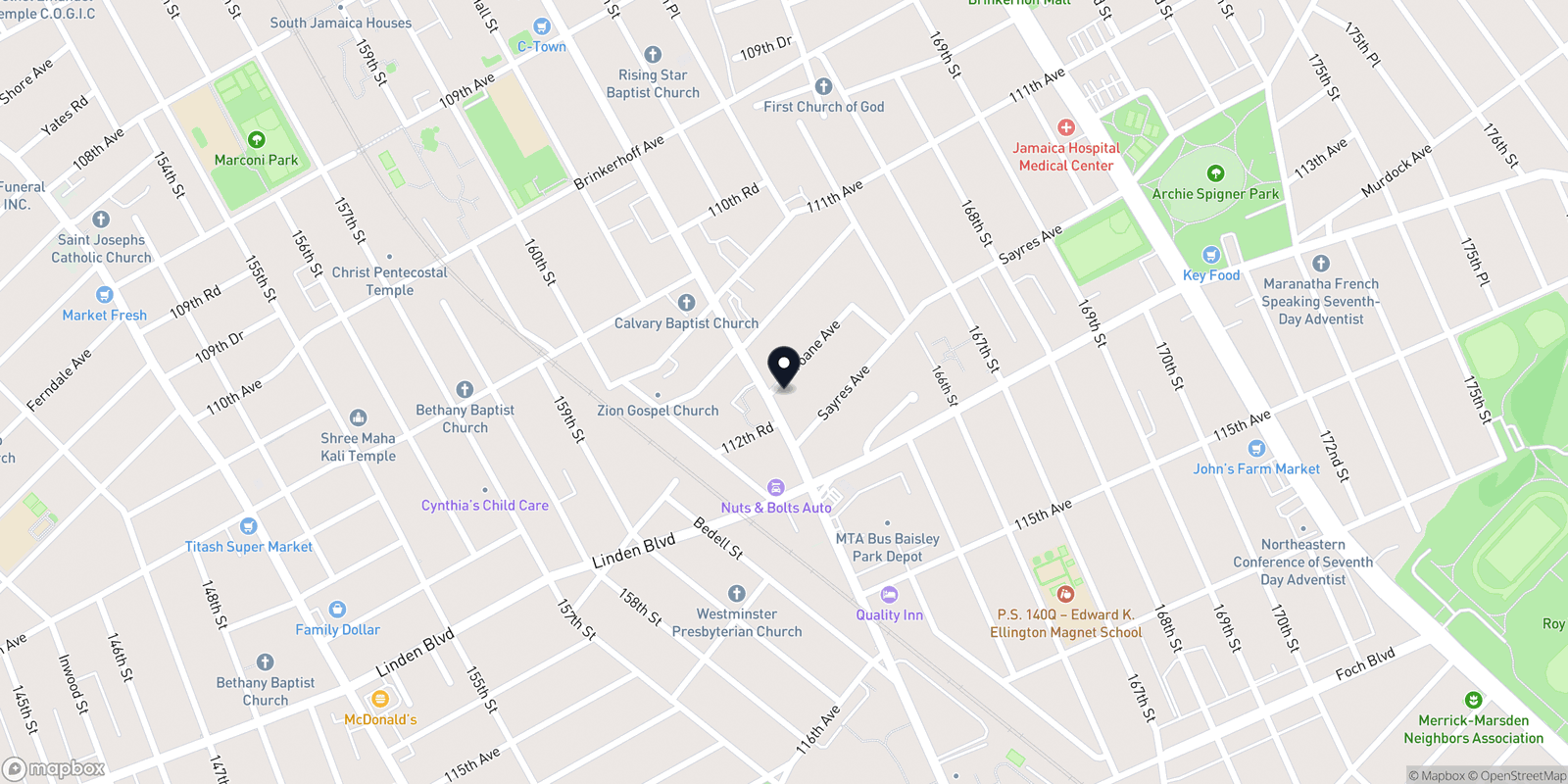 Map of Jenny from the block (New York)