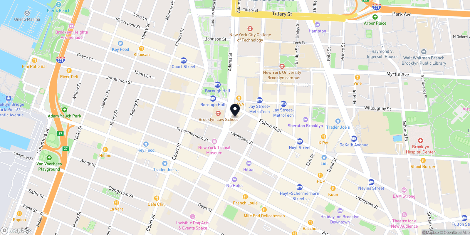 Map of The Art of Glam NYC