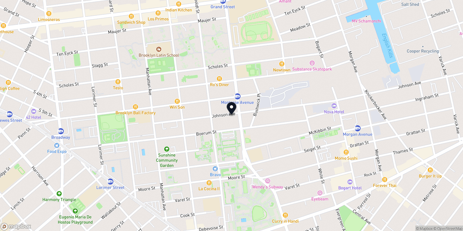 Map of Lurissa Ingrid Hair