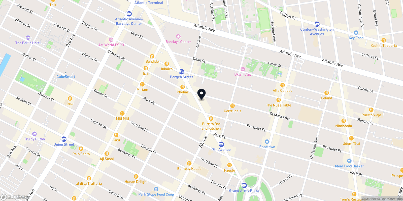 Map of Prospect Hair Salon