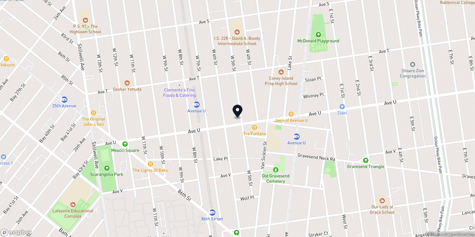 Map of Chairman Barbershop