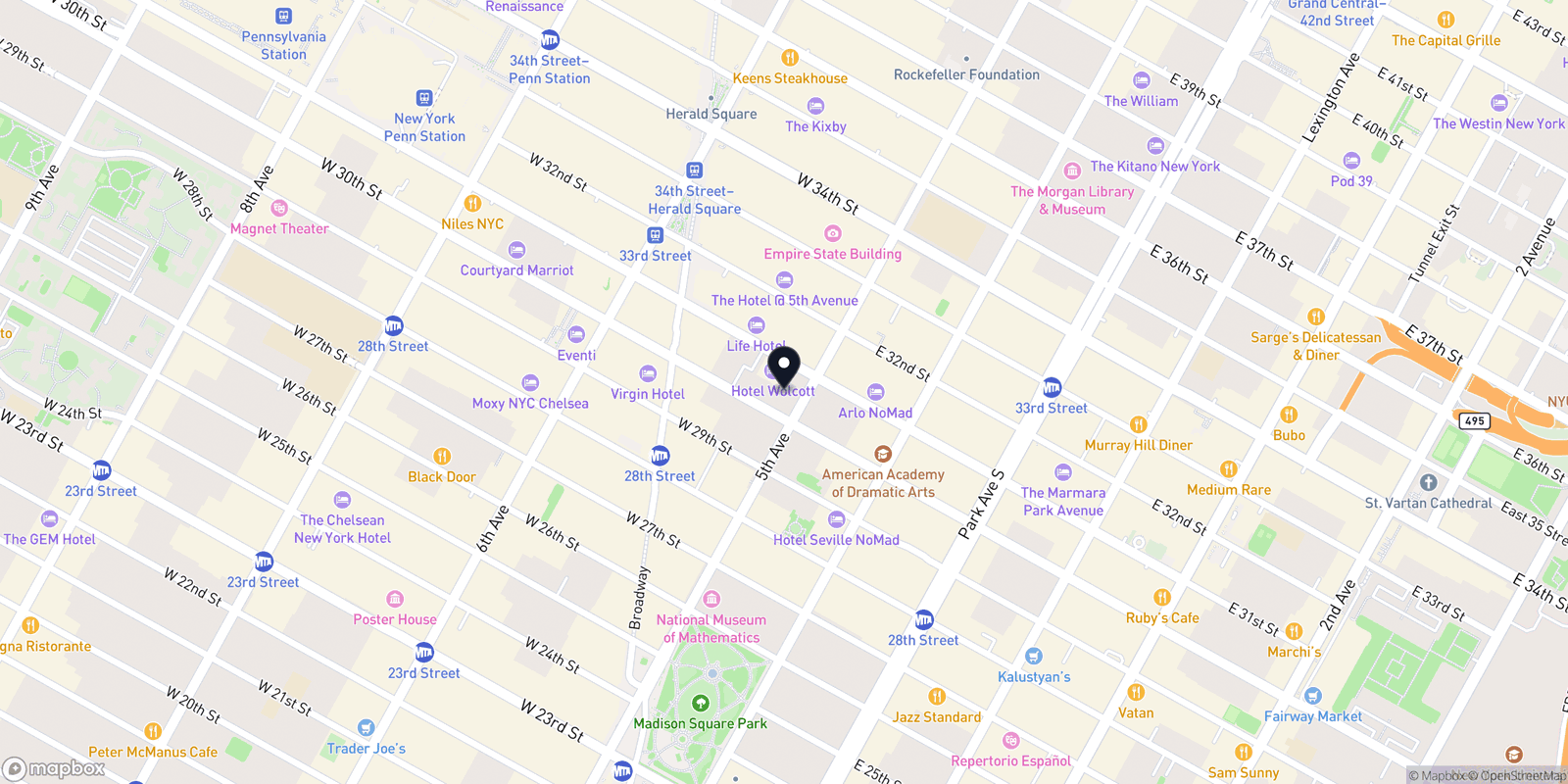 Map of Foula Beauty TOKYO