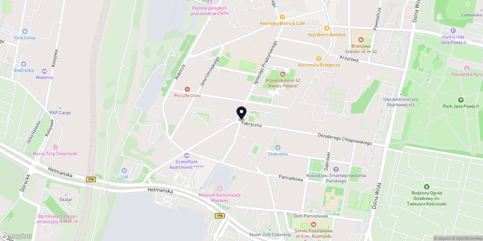 Mapa Dżem Salon Kosmetyczny