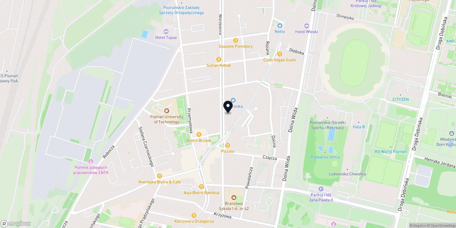 Mapa Aura Nail&Lash Poznan