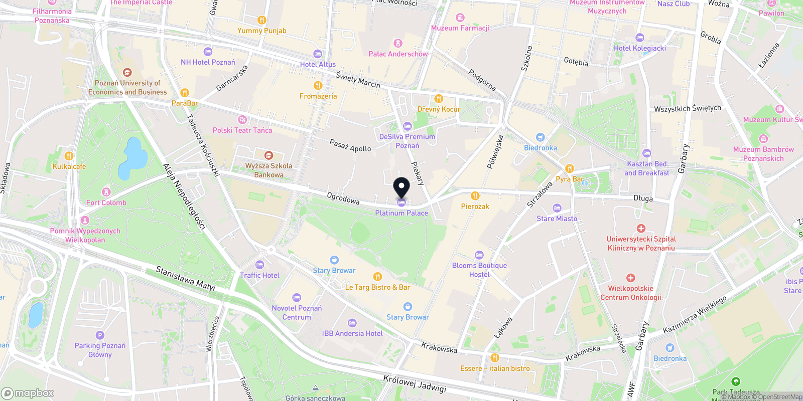 Mapa Studio POZNANIANKA Centrum