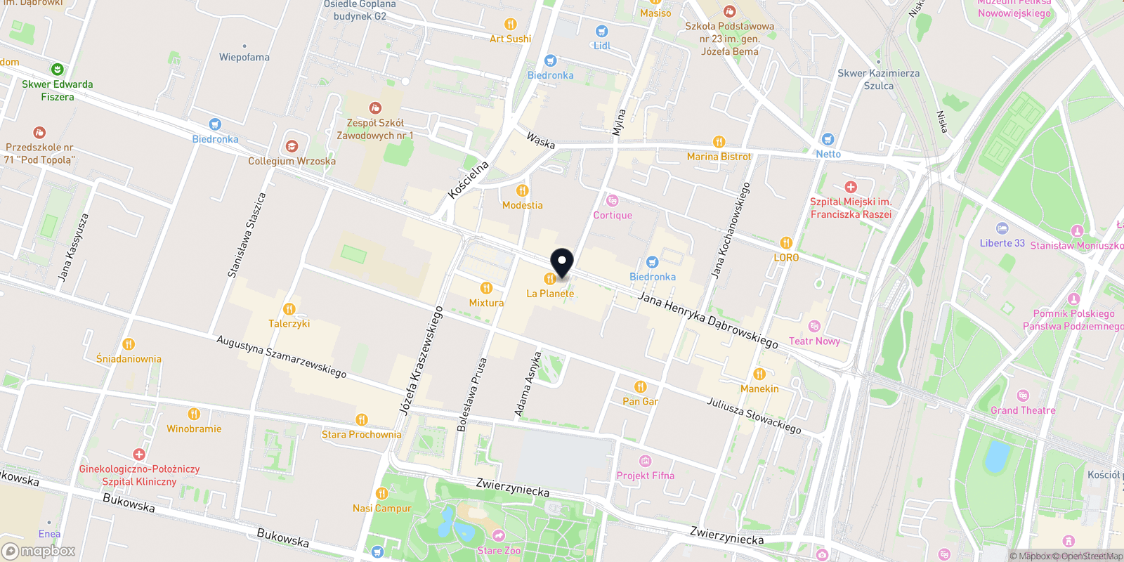 Mapa Balbierz Barber Shop