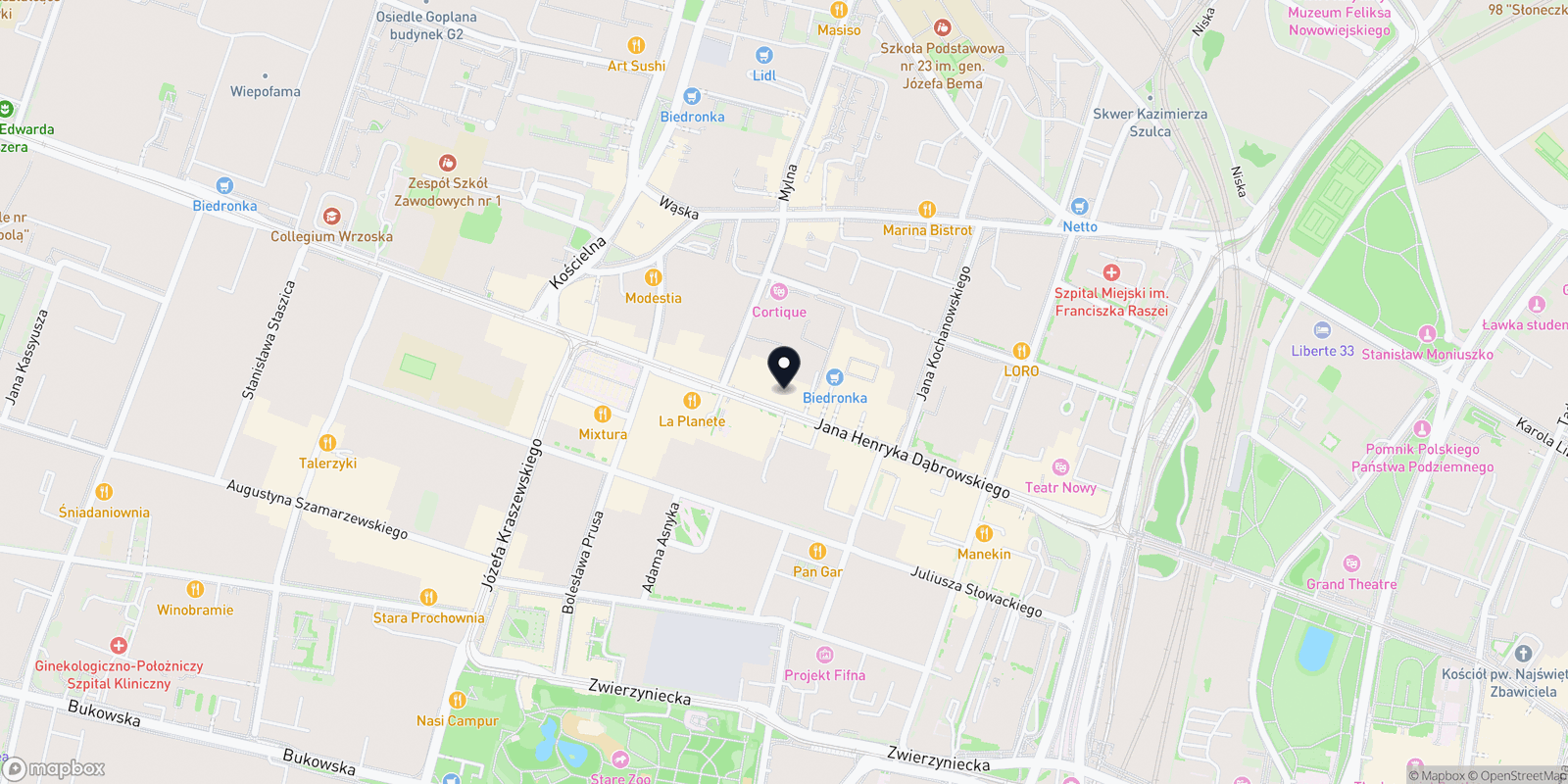 Mapa Silent Studio Urody