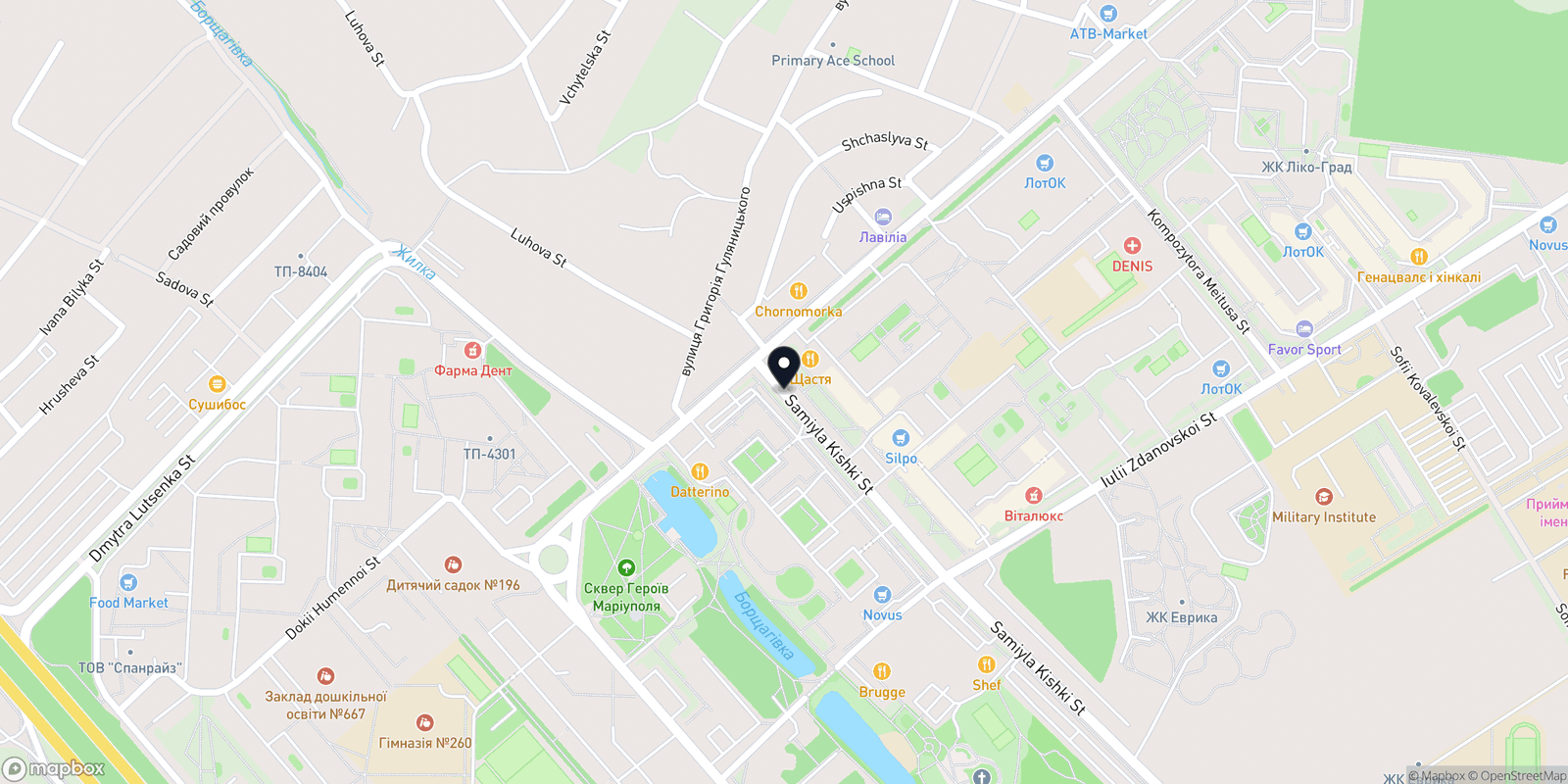 Карта закладу Medlounge