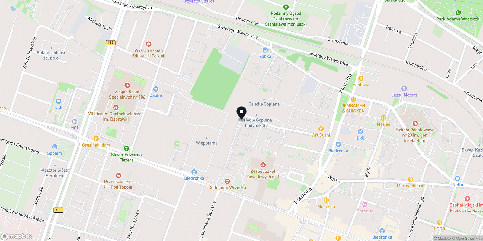 Mapa PROF_EPIL Depilacja Laserowa