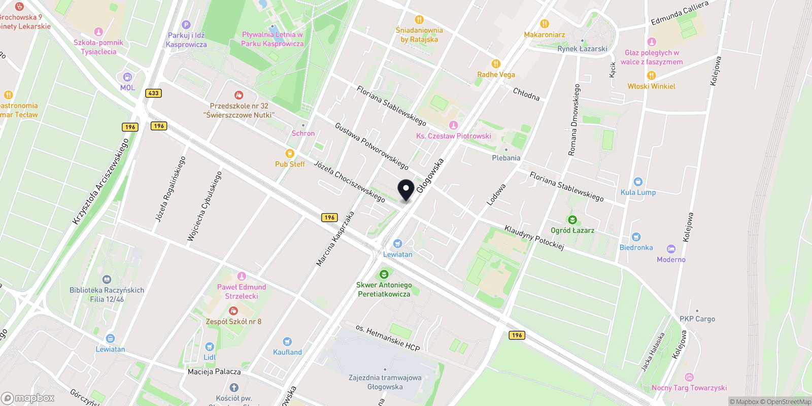 Mapa Depilacja Laserowa Poznań