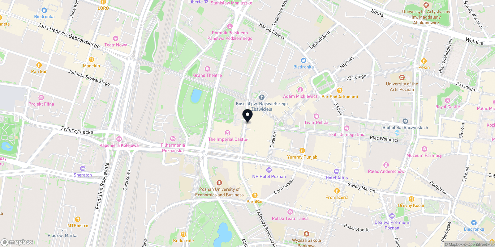Mapa ReFORM Studio Treningu Personalnego