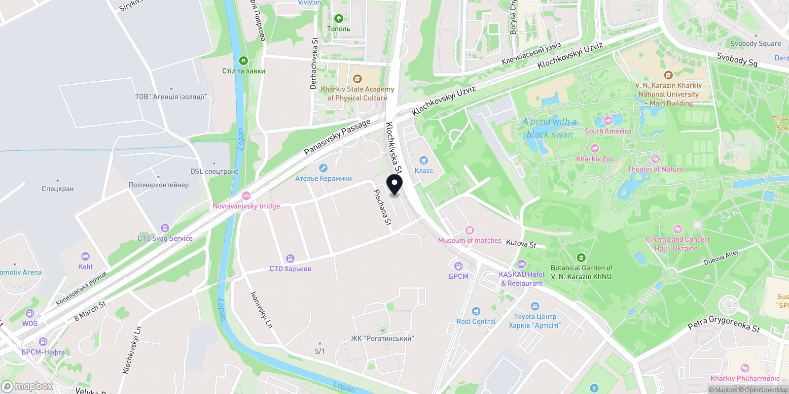 Карта закладу Mimika Face Studio