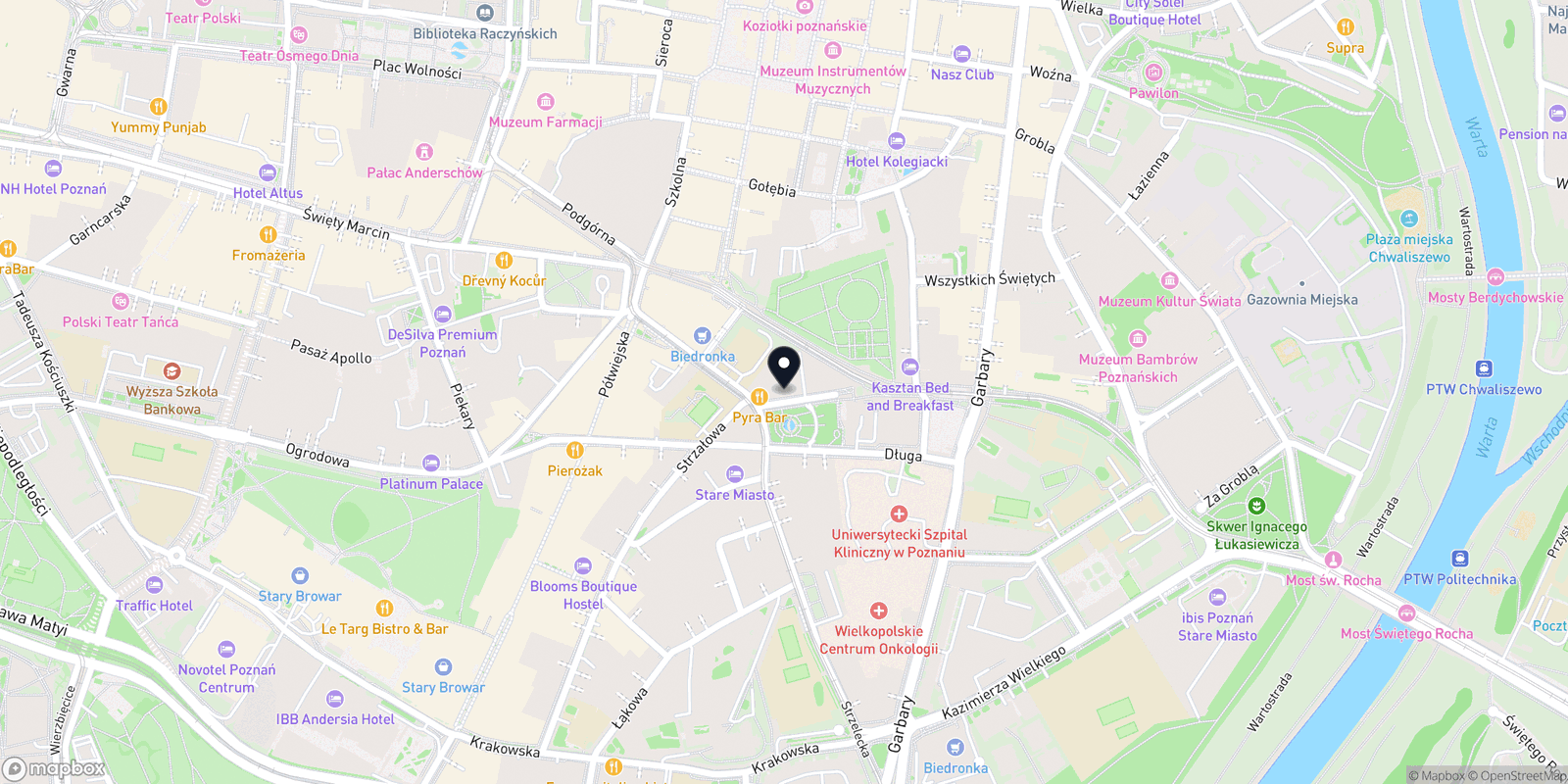 Mapa Pracownia Fryzjerska Zielona 1