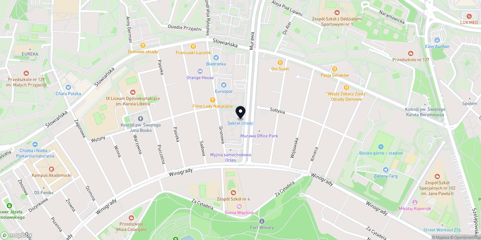 Mapa SpLab Depilacja Laserowa