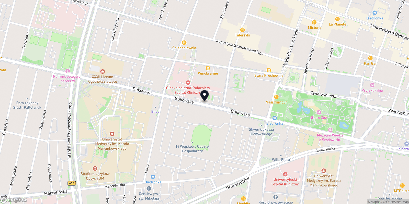 Mapa Gościnny Podwórek