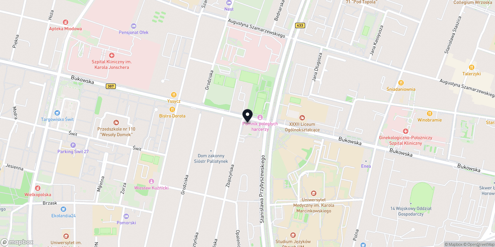 Mapa SIMPLE Barbershop