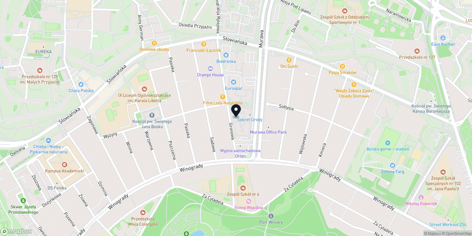 Mapa KOKHANEVYCH SPACE STUDIO