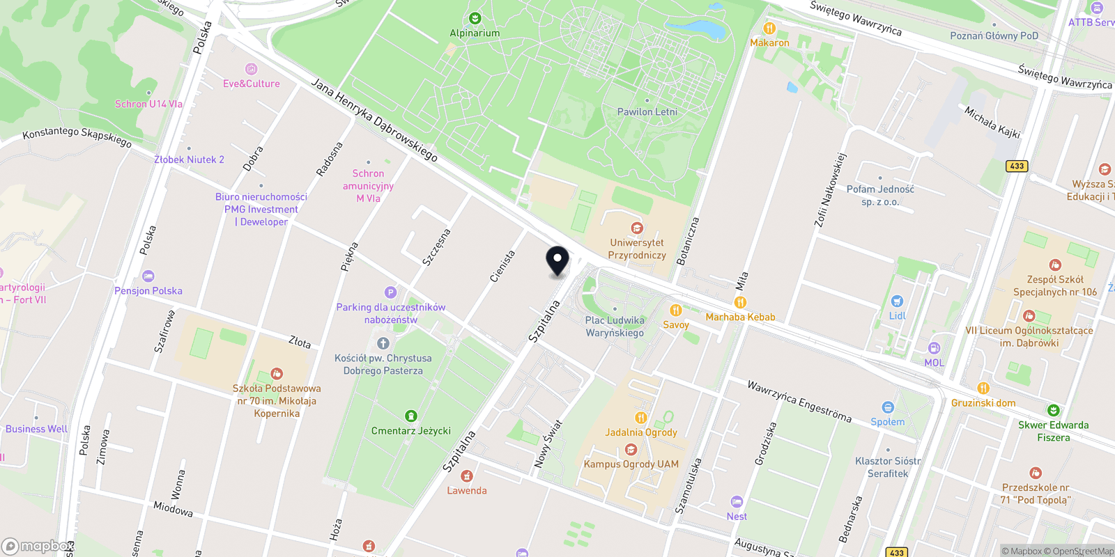 Mapa Andrzejewska Jankowiak Pracownia Fryzur