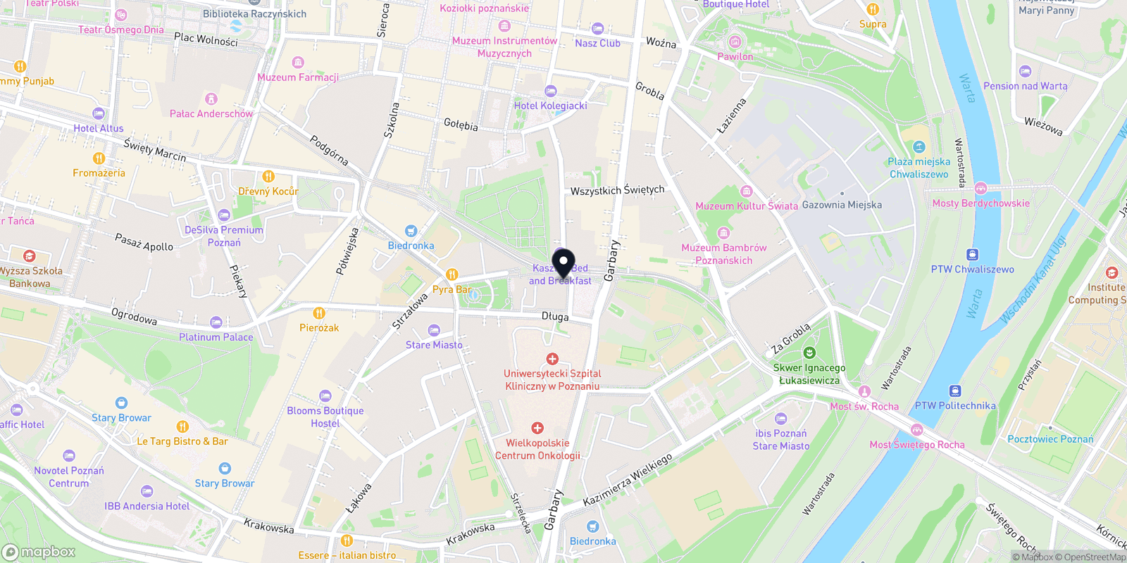 Mapa Gabinet podologiczno-kosmetyczny