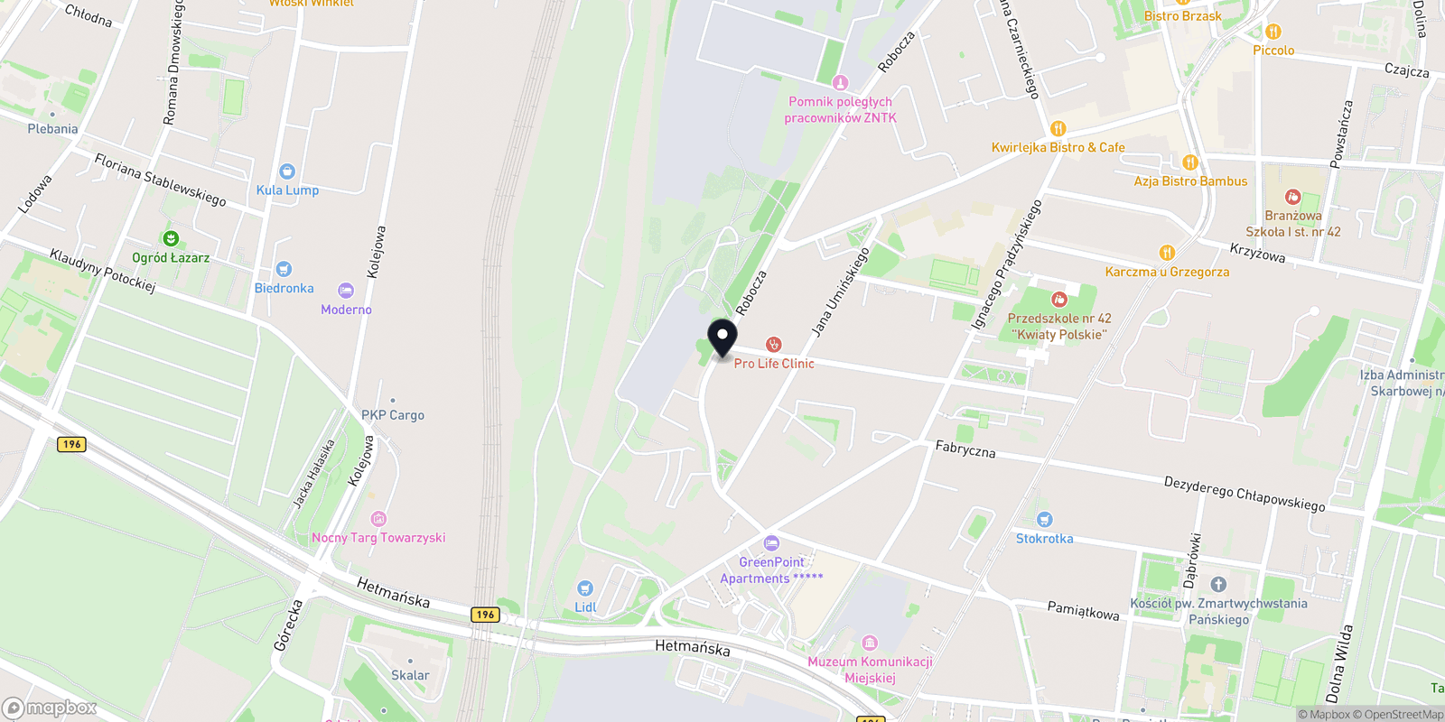 Mapa Masaż u Oleny