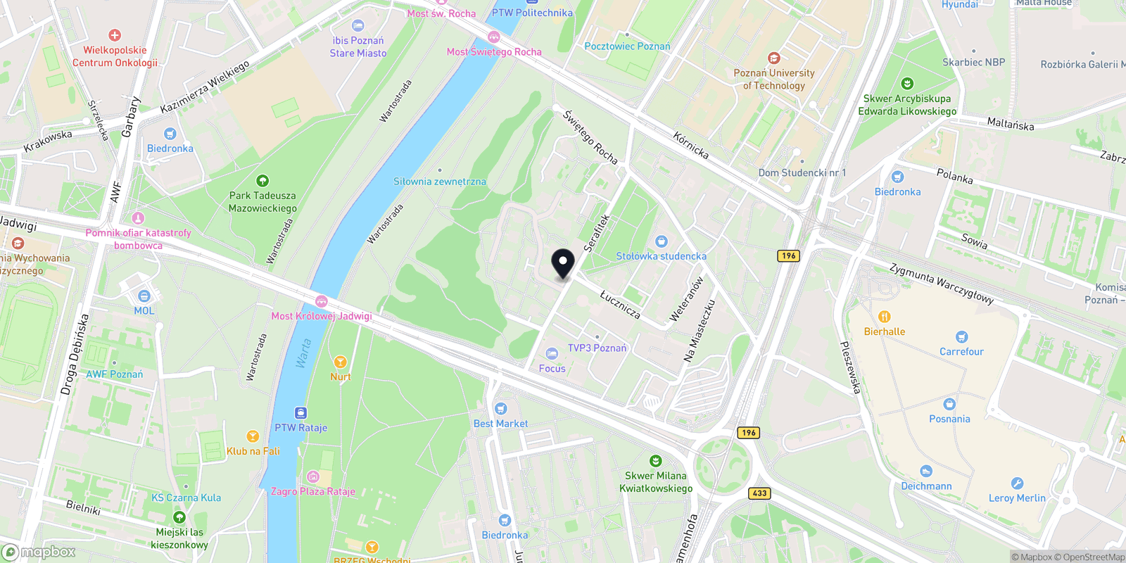 Mapa Gabinet medestet & kosmetologia