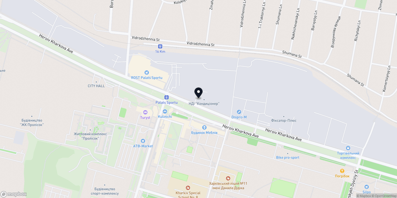 Карта закладу Beauty Lab