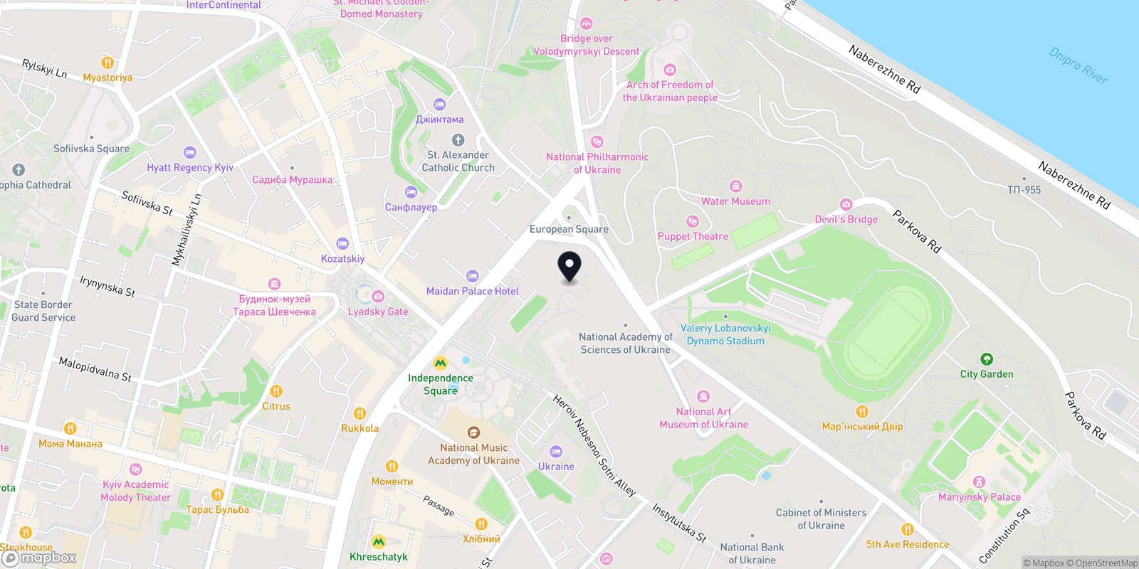 Карта закладу тестовий салон