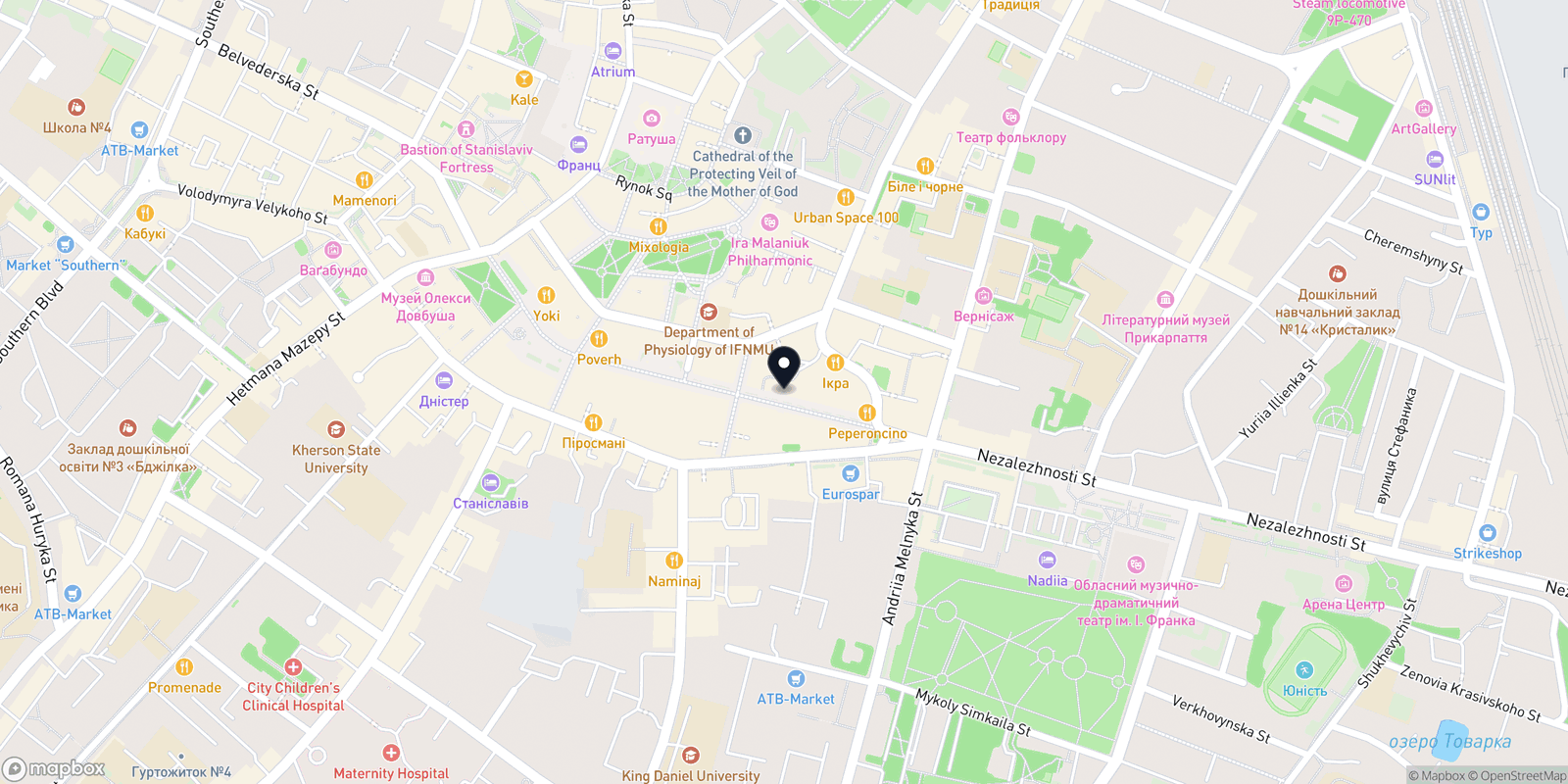 Карта закладу Повітруля