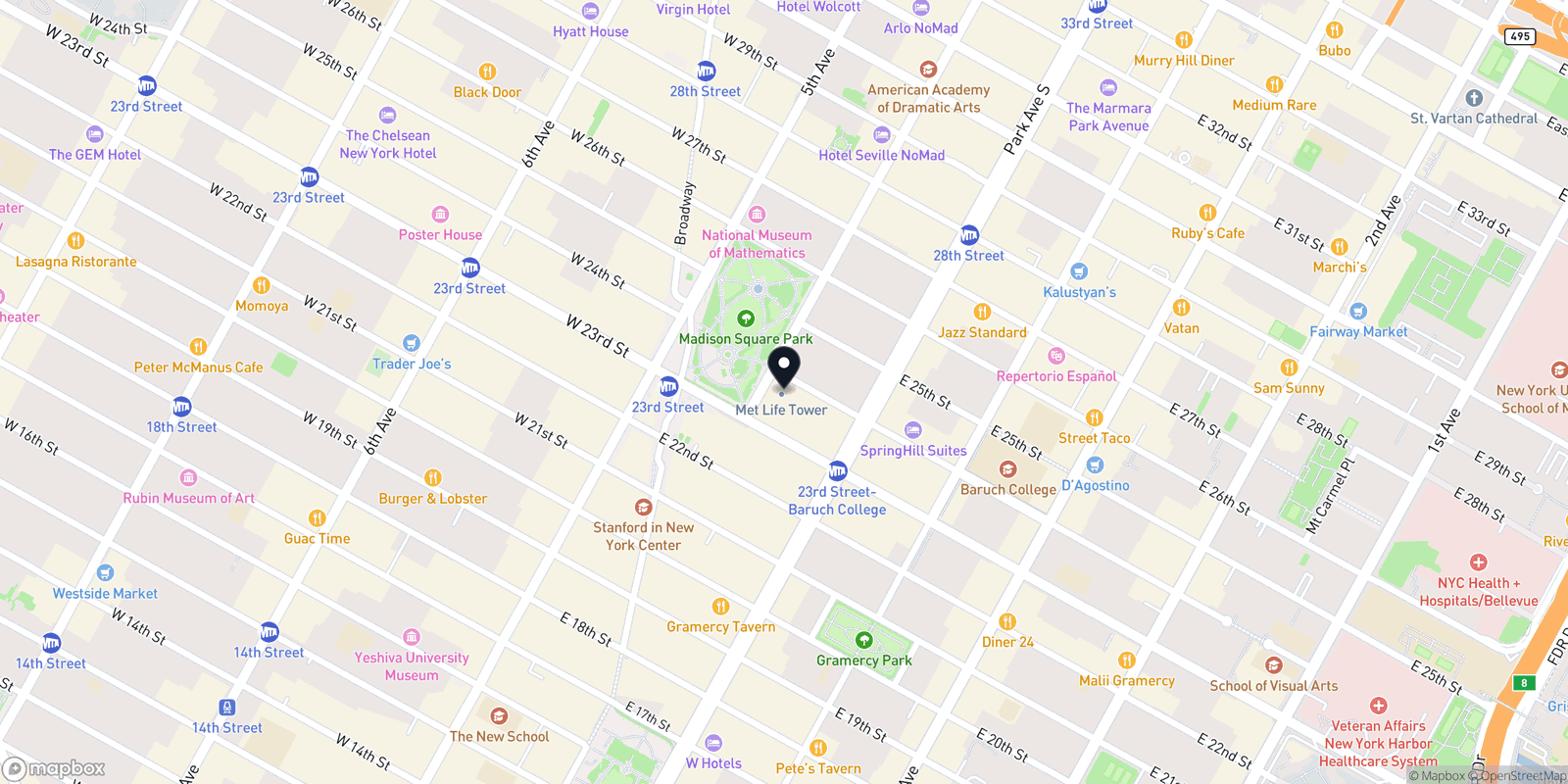 Map of Trendy salon